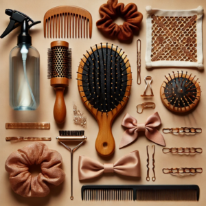 Hair tools on a table